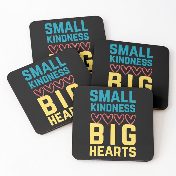 Item preview, Small Kindness Big Hearts Kindness Quote T-Shirt – Inspirational Heart Typography designed and sold by FestivityFinds.