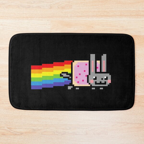 Item preview, Pixel Rainbow Rabbit Retro 8 Bit Flying Bunny designed and sold by JEFDodsonArt.