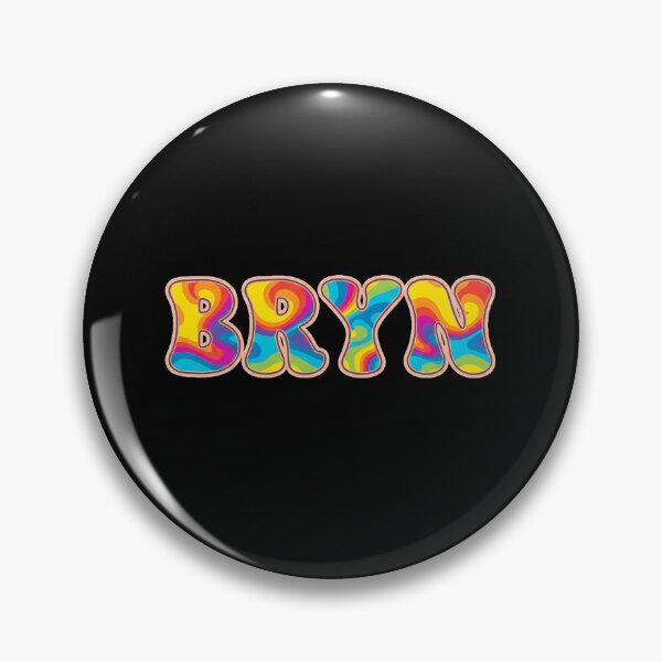 Item preview, ❤️ Bryn Personalized Name Wavy Retro Shirt, Coffee Mug, Sticker Gift designed and sold by HelixPedia.