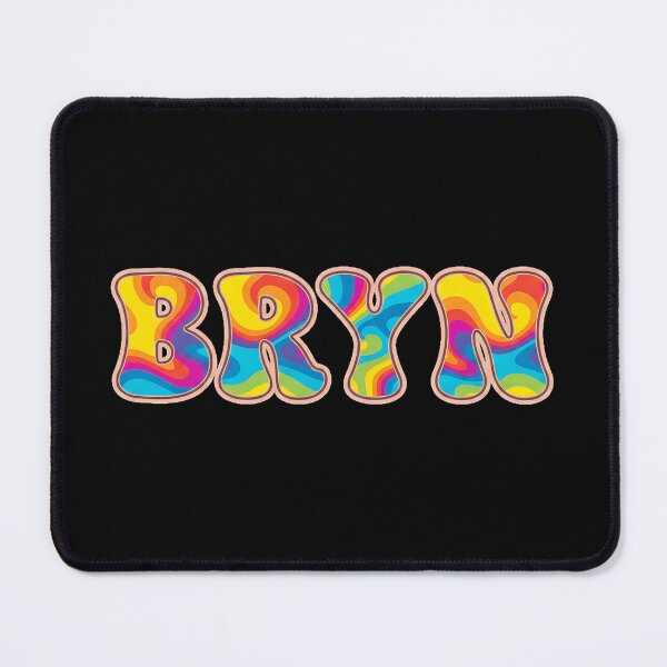 Item preview, ❤️ Bryn Personalized Name Wavy Retro Shirt, Coffee Mug, Sticker Gift designed and sold by HelixPedia.
