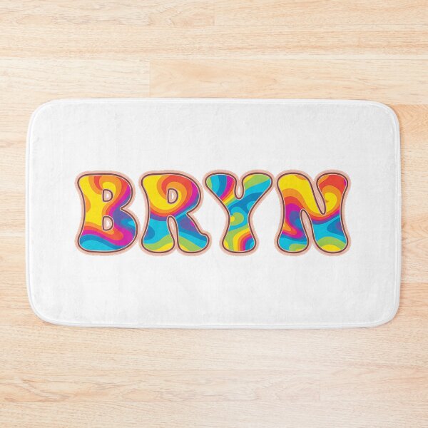 Item preview, ❤️ Bryn Personalized Name Wavy Retro Shirt, Coffee Mug, Sticker Gift designed and sold by HelixPedia.