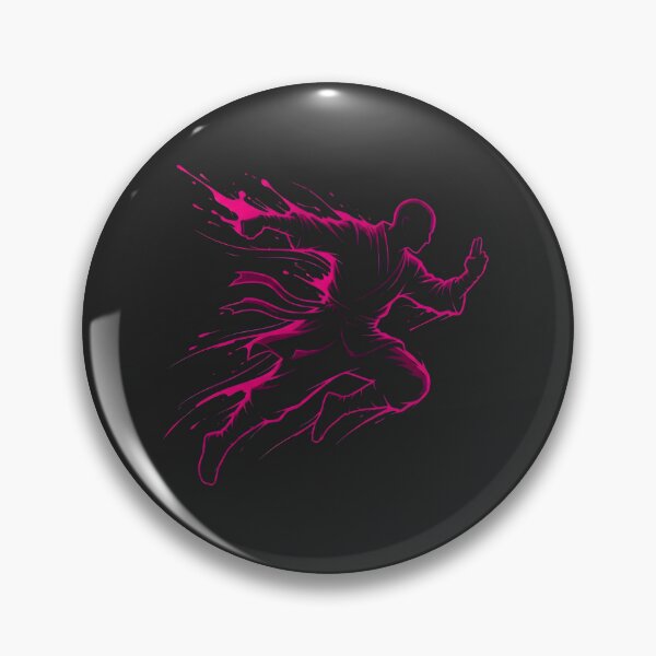 Item preview, Neon Cyberpunk Shaolin Monk Martial Arts designed and sold by MarCinu Art.