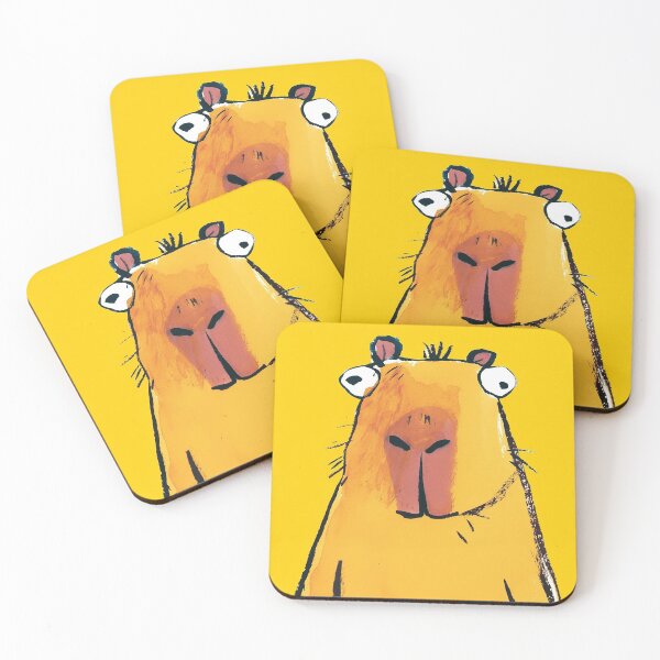 Item preview, Capybara with bubble eyes designed and sold by 516 Studio.