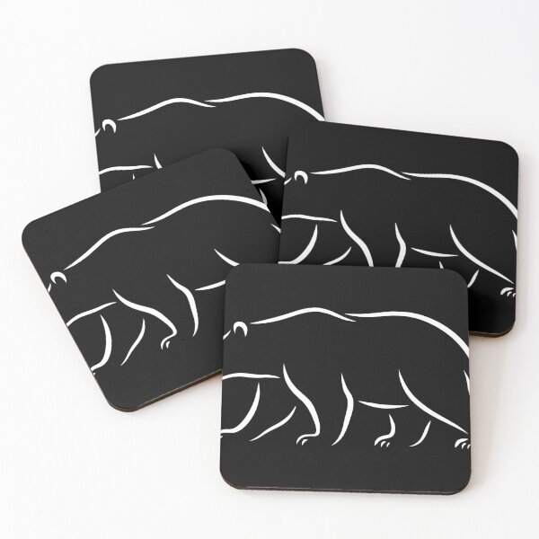 Item preview, Minimalist Bear Silhouette – Nordic Wildlife Line Art Design designed and sold by OverNickles194.