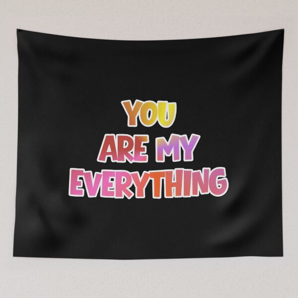 Item preview, You Are My Everything Quote | Romantic Typography Design designed and sold by Artinkcreative.