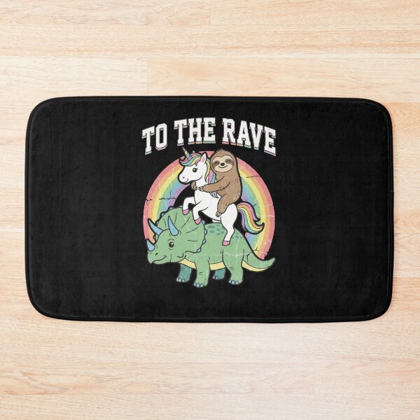 Item preview, To The Rave - Unicorn Sloth Dinosaur designed and sold by AdyKurniawan.