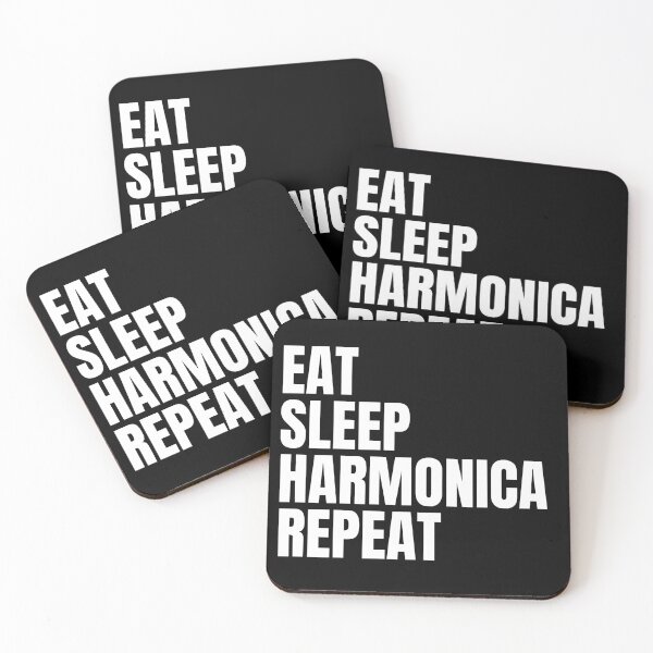 Item preview, eat sleep harmonica repeat designed and sold by sydney-syder.
