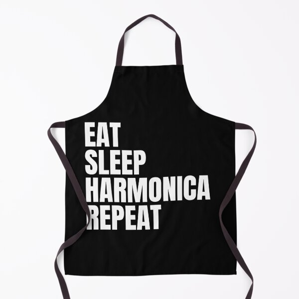 Item preview, eat sleep harmonica repeat designed and sold by sydney-syder.