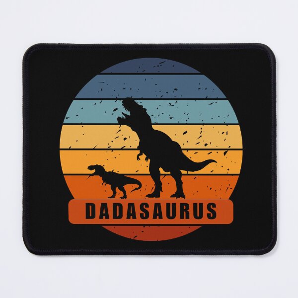 Item preview, Dadasaurus Retro Dinosaur Dad Silhouette T-Shirt designed and sold by FestivityFinds.