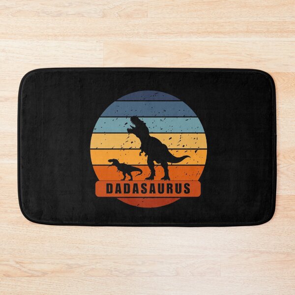 Item preview, Dadasaurus Retro Dinosaur Dad Silhouette T-Shirt designed and sold by FestivityFinds.