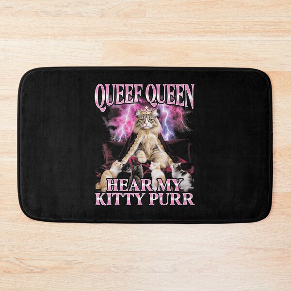 Item preview, QUEER QUEEN HEAR MY KITTY PURR Cat Illustration Bold Pride  designed and sold by tadmercado.