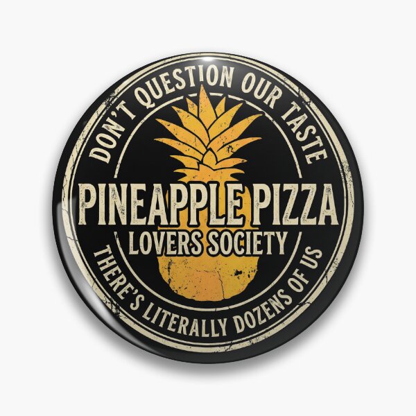 Item preview, Pineapple Pizza Lovers Society Vintage designed and sold by AdyKurniawan.