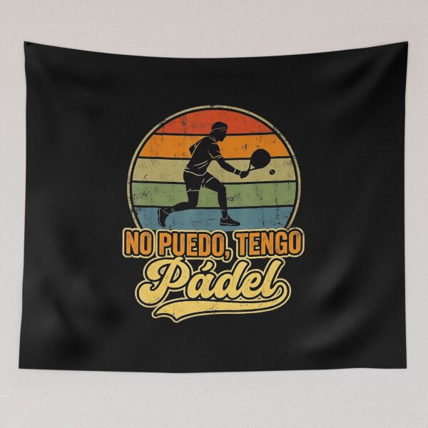 Item preview, No Puedo Tengo Pádel Padel Player Vintage Sport designed and sold by WayTBeenkenArt.