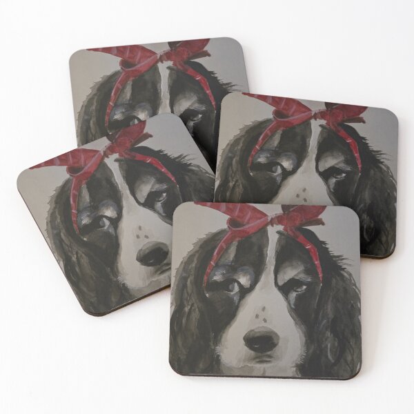 Item preview, Watercolor painting of our English Springer Spaniel, Cookie. designed and sold by Shr2da.