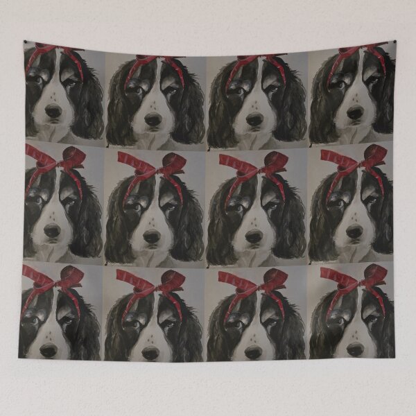 Item preview, Watercolor painting of our English Springer Spaniel, Cookie. designed and sold by Shr2da.