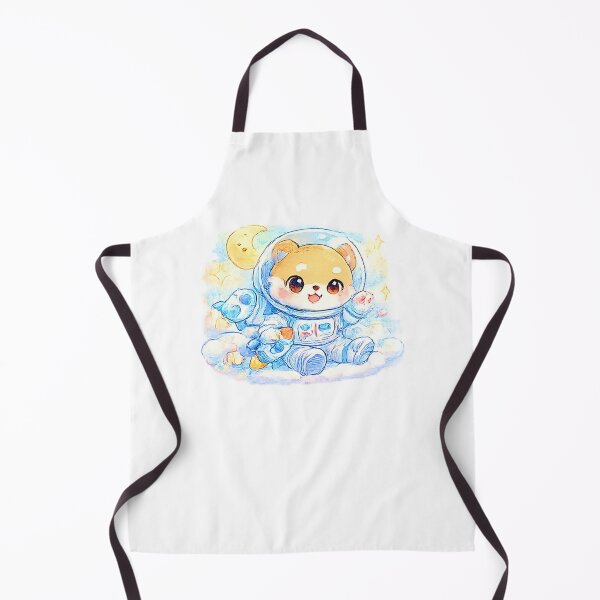 Item preview, Kawaii Astronaut Bear – Cute Space Pastel Watercolor on Clouds designed and sold by Kallandra.
