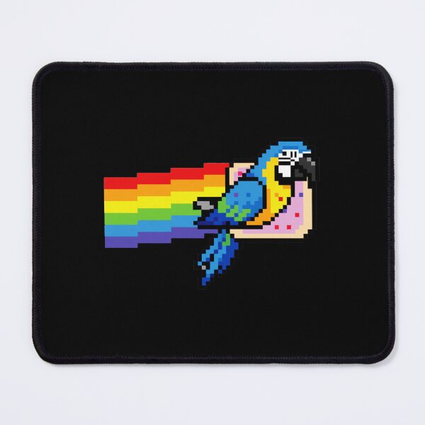 Item preview, Pixel Rainbow Bird Retro 8 Bit Flying Parrot designed and sold by JEFDodsonArt.