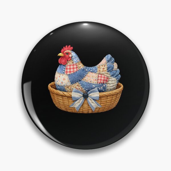 Item preview, Floral Patchwork Chicken designed and sold by Spencerhowar.