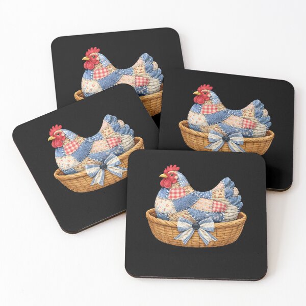 Item preview, Floral Patchwork Chicken designed and sold by Spencerhowar.