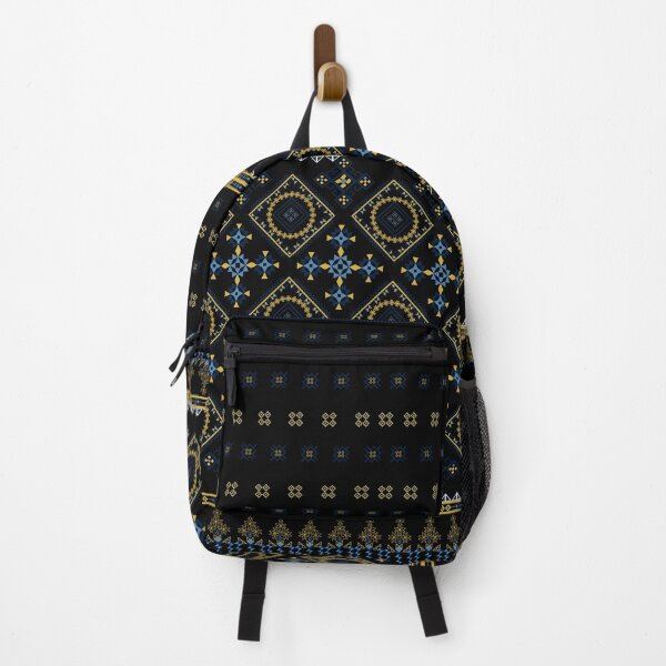 Item preview, Elegant Royal Blue and Gold Ethnic Ivory Pattern designed and sold by podprapa.