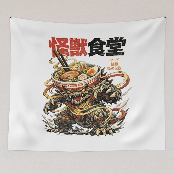 Item preview, Ramen Beast Breaks Free designed and sold by EdvvinStudios.