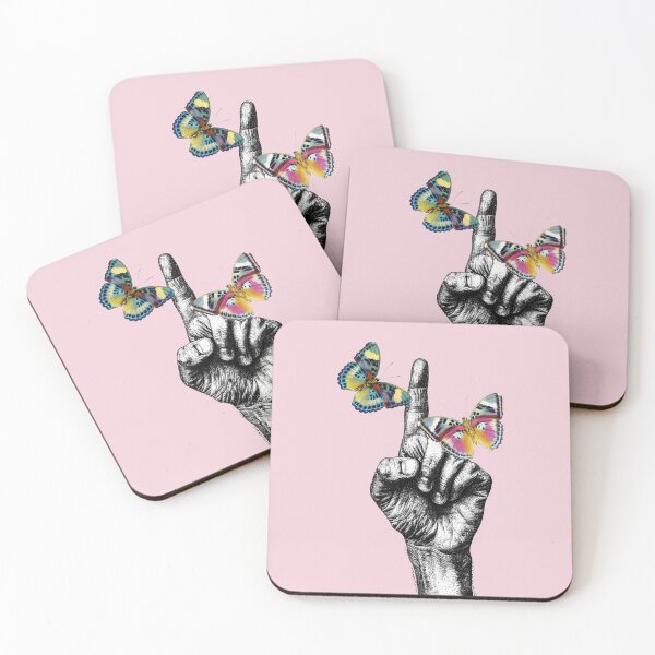 Item preview, Pointing Finger With Butterflies designed and sold by KeksWorkroom.