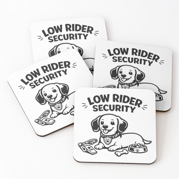 Item preview, Dachshund Low Rider Security designed and sold by KylianStoreMx.