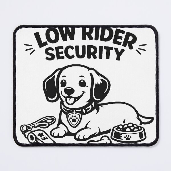 Item preview, Dachshund Low Rider Security designed and sold by KylianStoreMx.