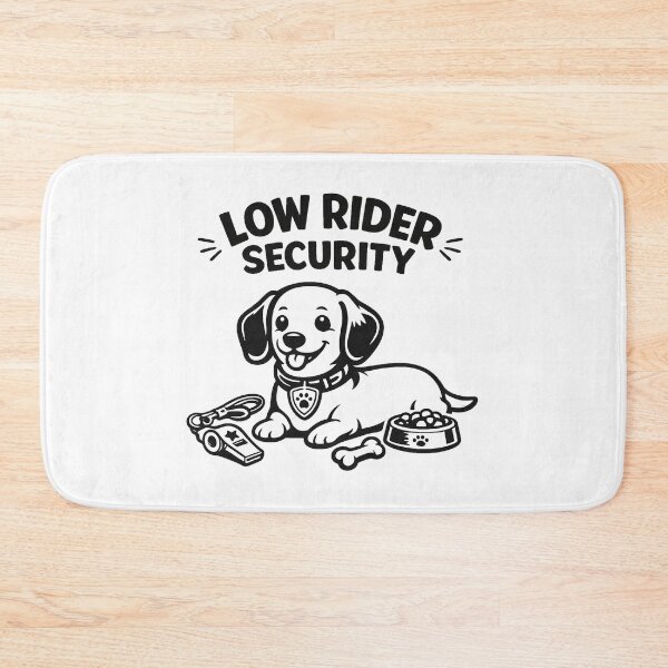 Item preview, Dachshund Low Rider Security designed and sold by KylianStoreMx.