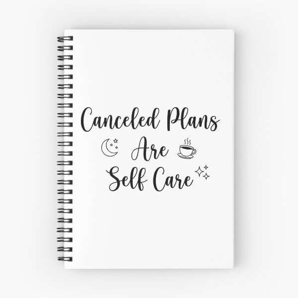 Item preview, Canceled Plans Are Self Care Funny Introvert Quote – Mental Health Humor Typography designed and sold by zaina.sho.
