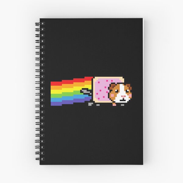 Item preview, Pixel Rainbow Guinea Pig Retro 8 Bit Flying Rodent  designed and sold by JEFDodsonArt.