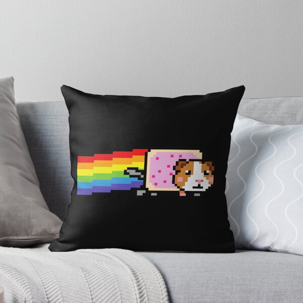 Item preview, Pixel Rainbow Guinea Pig Retro 8 Bit Flying Rodent  designed and sold by JEFDodsonArt.