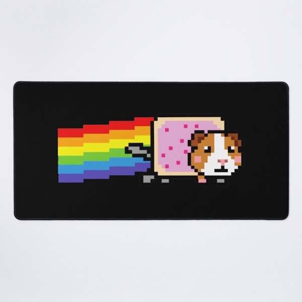 Item preview, Pixel Rainbow Guinea Pig Retro 8 Bit Flying Rodent designed and sold by JEFDodsonArt.