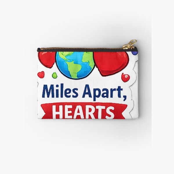 Item preview, Miles Apart Hearts Together – Long Distance Love Sticker | LDR Couple Romantic Gift designed and sold by AestheticLoveArt.