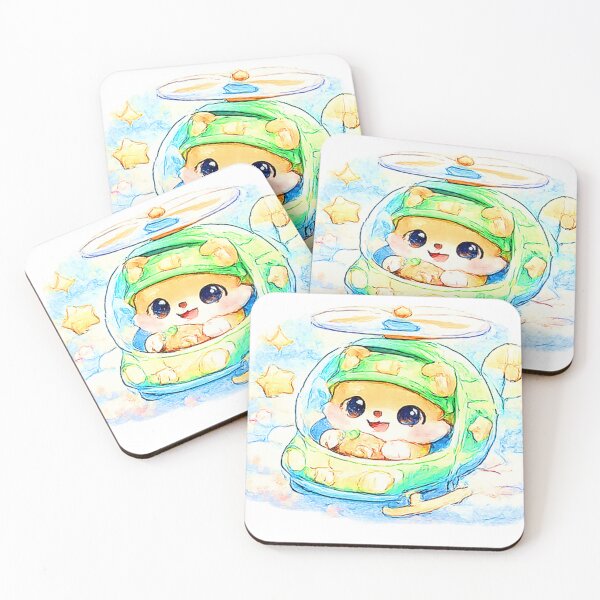 Item preview, Kawaii Helicopter Bear – Cute Pastel Helicopter Design on Clouds designed and sold by Kallandra.