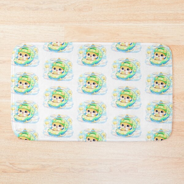 Item preview, Kawaii Helicopter Bear – Cute Pastel Helicopter Design on Clouds designed and sold by Kallandra.