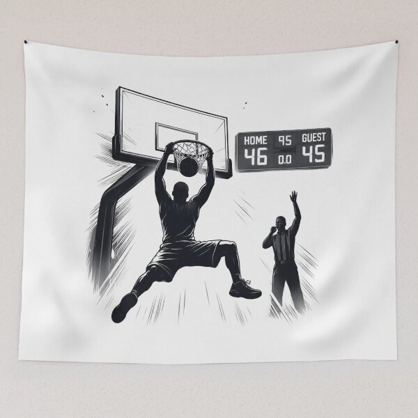 Item preview, Last Second Dunk – Basketball Buzzer Beater Victory T-Shirt designed and sold by RMTrendy.