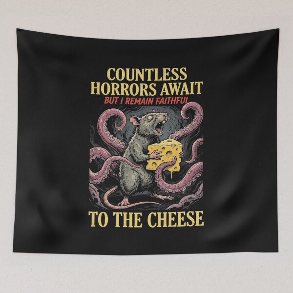 Item preview, Faithful To The Cheese Eldritch Rat designed and sold by AdyKurniawan.