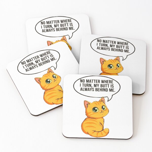 Item preview, Funny Philosophical Cat- No Matter Where I Turn designed and sold by RS-Globalist-.
