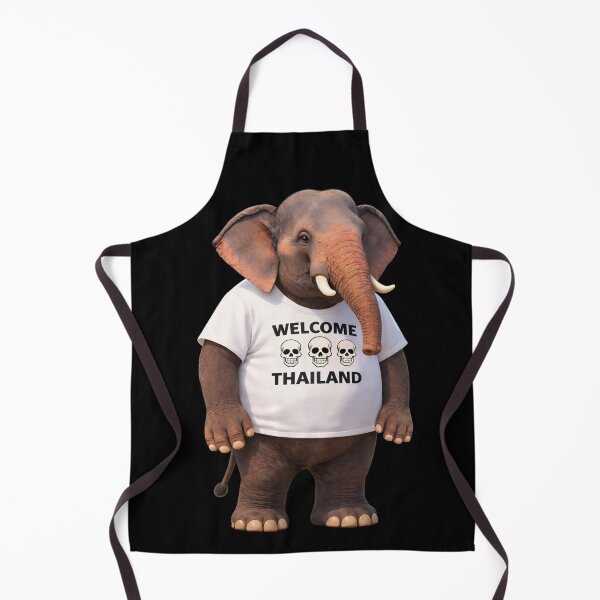 Item preview, Welcome Thailand Elephant Skull T-Shirt –Travel Graphic designed and sold by The Satire Fuggler.