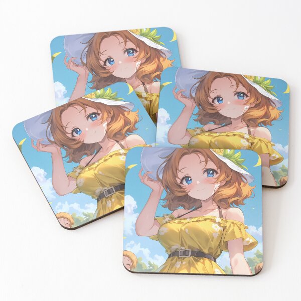 Item preview, Orange Pekoe Girls Und Panzer Summer Sunhat Yellow Floral designed and sold by riadjamai.
