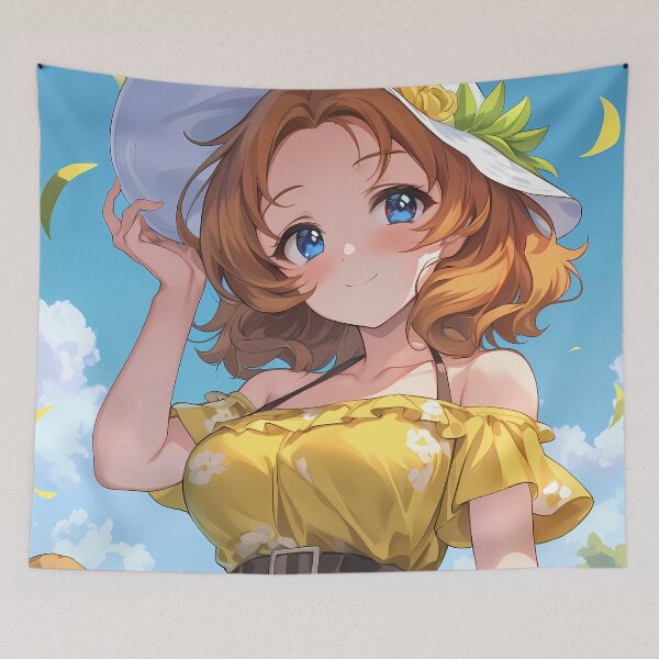 Item preview, Orange Pekoe Girls Und Panzer Summer Sunhat Yellow Floral designed and sold by riadjamai.