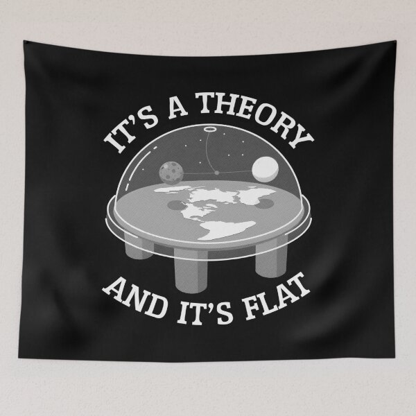 Item preview, Flat Earth Theory Funny DIY Conspiracy Science Model designed and sold by GrandeDuc.