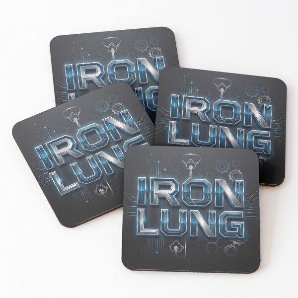 Item preview, Futuristic Metallic Iron Lung Sci-Fi Text Art designed and sold by DGtaLrtcom.