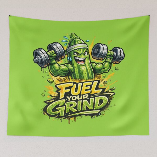 Item preview, Fuel Your Grind – Eat Zucchini Power designed and sold by Ivy-Triggs.