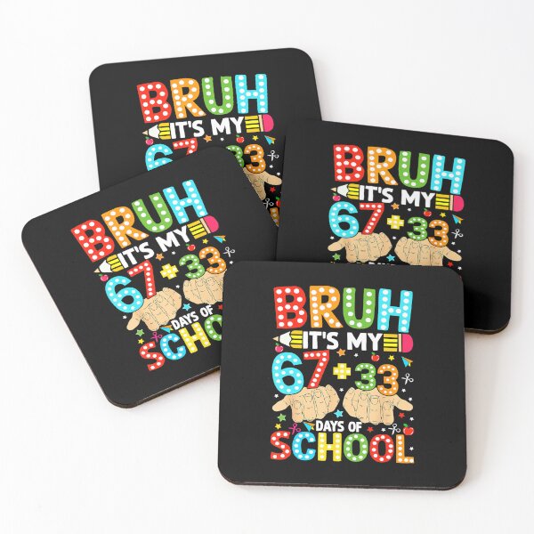 Item preview, Bruh It’s My 67+33 Days Of School Confident Funny 100th Day designed and sold by gladysenglish.