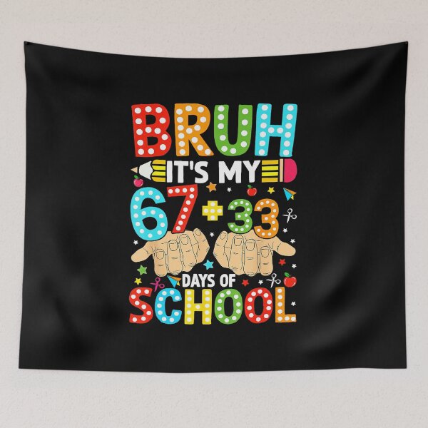Item preview, Bruh It’s My 67+33 Days Of School Confident Funny 100th Day designed and sold by gladysenglish.