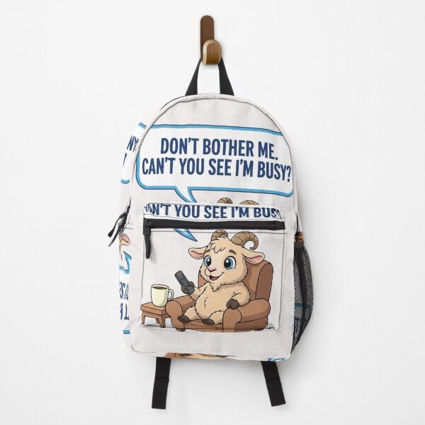 Item preview, Funny Busy Goat - Don't Bother Me I'm Watching TV designed and sold by RS-Globalist-.