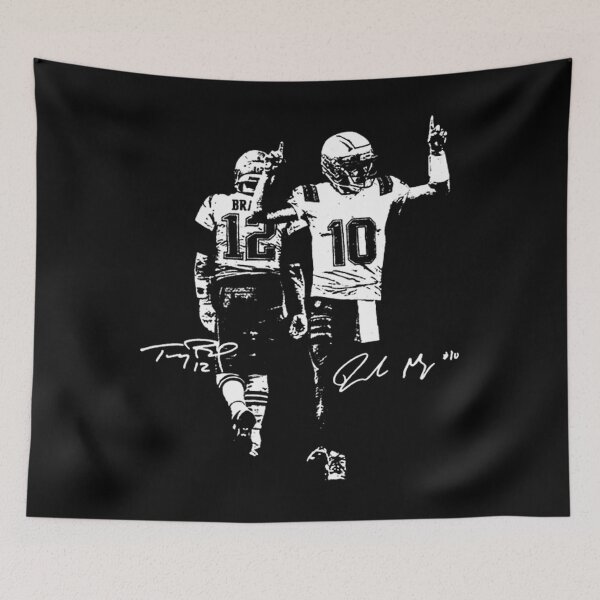 Item preview, Drake Maye And Tom With Signature designed and sold by SwrleyDeSigns.