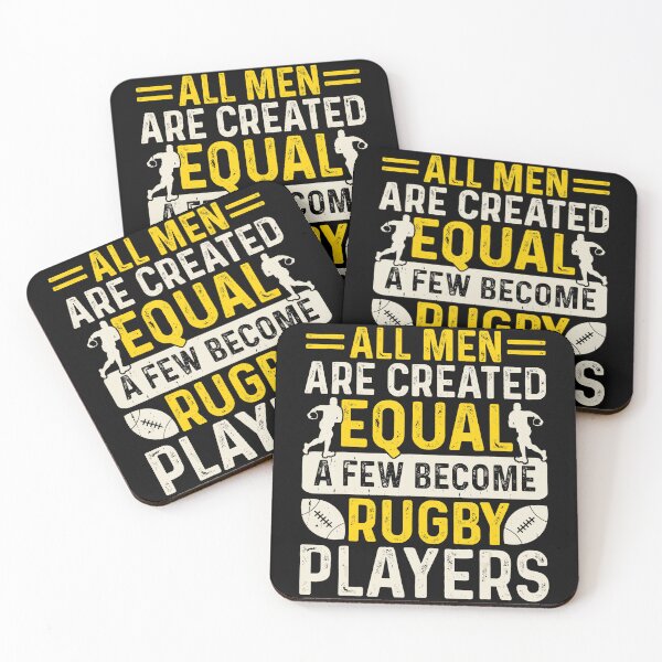 Item preview, All Are Created Equal A Few Become Rugby Players  designed and sold by GabrieSketcham.